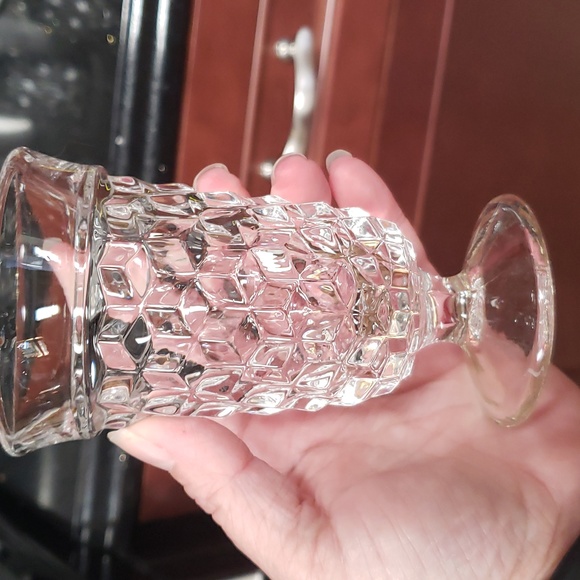 Vtg Fostoria American Pattern 5oz Footed JuiceGlasses  (Stem 2056) Discontinued. - Picture 4 of 4